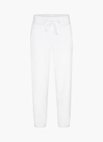 Coupe Regular Fit Pantalons Pantalon de jogging en tissu éponge white