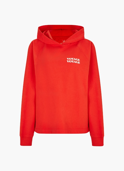 Casual Fit Sweatshirts Hoodie cherry tomato