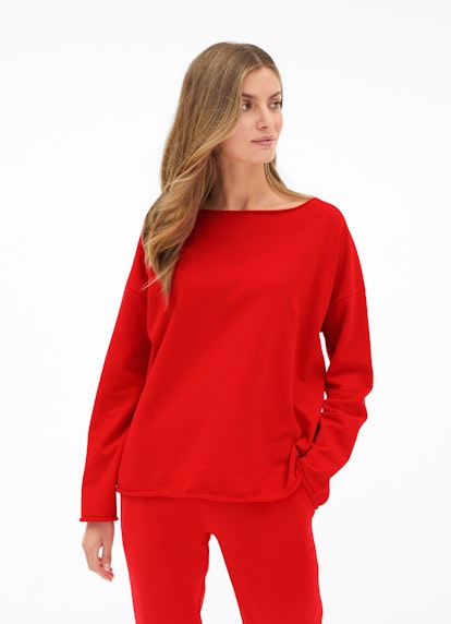 Casual Fit Sweatshirts Sweatshirt cherry tomato