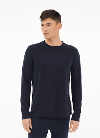 Regular Fit Sweaters Modal Jersey - Sweater deep blue