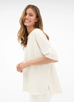 Coupe oversize Sweat-shirts Cape oversize en molleton eggshell