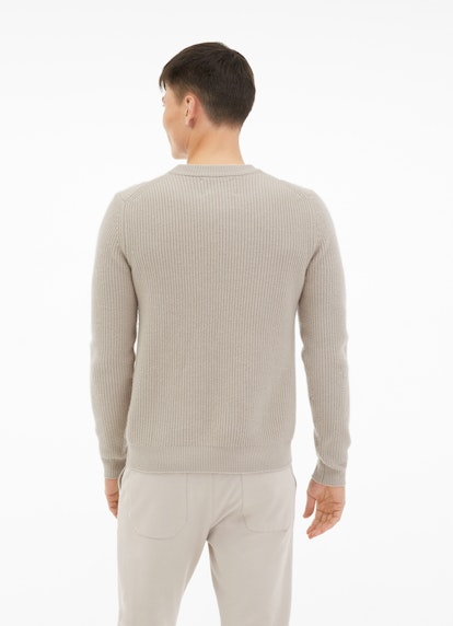 Coupe Regular Fit Maille Pull-over olive grey