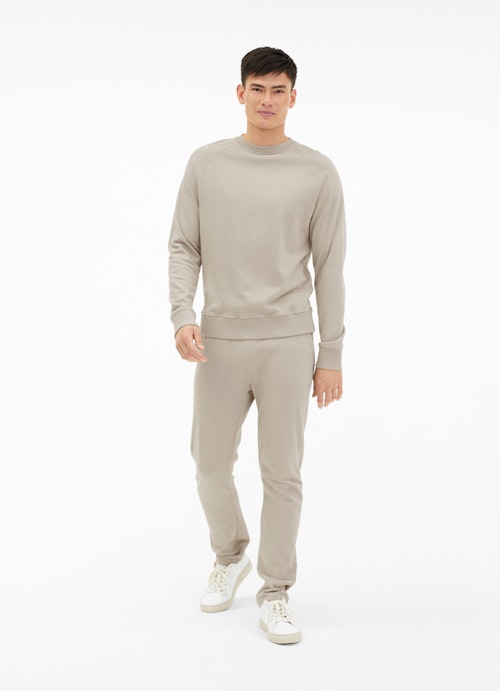 Casual Fit Pullover Sweatshirt olive grey