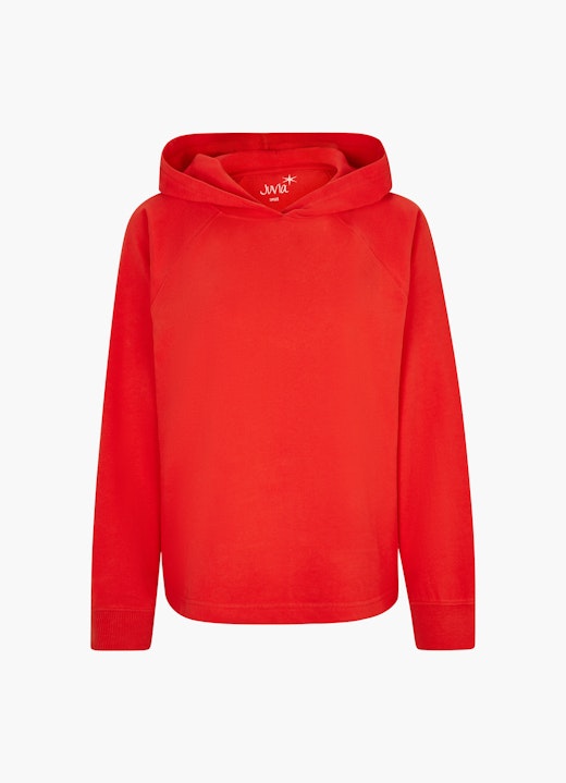 Regular Fit Sweatshirts Hoodie cherry tomato