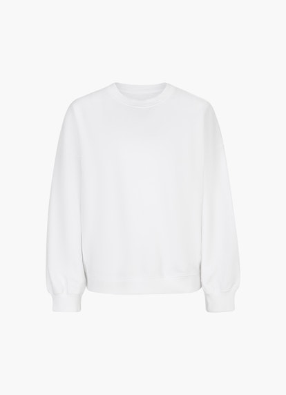 Oversized Fit Sweatshirts Sweatshirt with Puffy Sleeves white