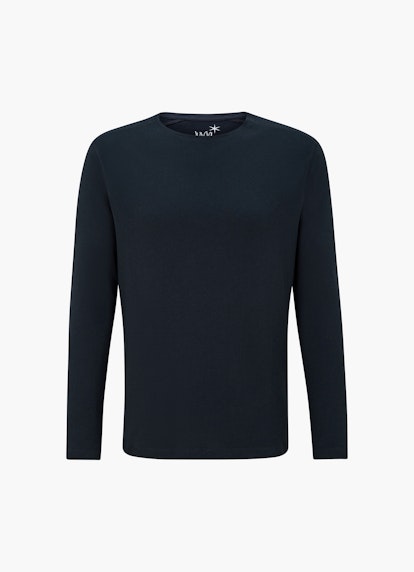 Coupe Regular Fit Pull-over Pull-over en cachemire mélangé night blue