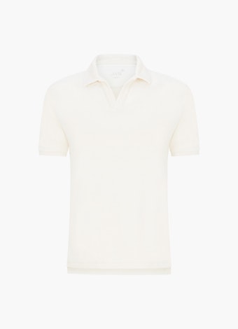 Regular Fit T-shirts Terry Cloth - Polo Shirt eggshell