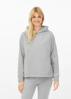 Casual Fit Sweatshirts Hoodie l.grey mel.