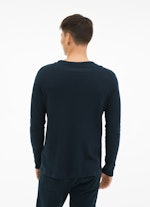 Coupe Regular Fit Pull-over Pull-over en cachemire mélangé night blue
