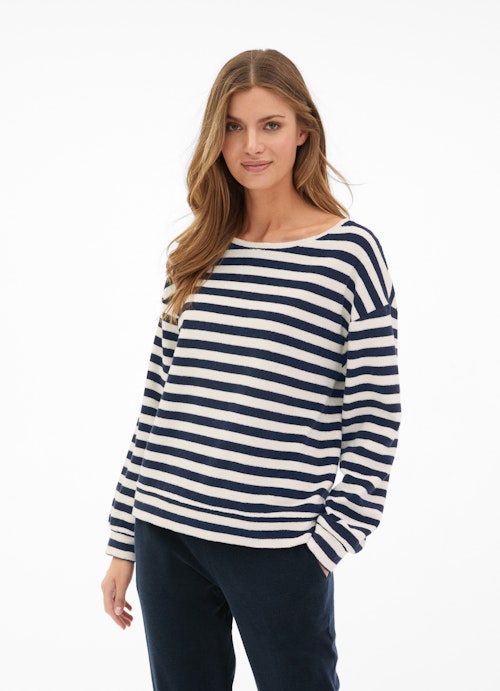Regular Fit Sweatshirts Terrycloth - Sweater navy