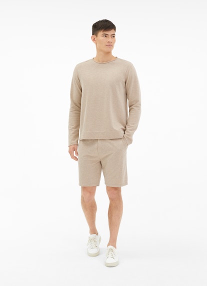 Regular Fit Pullover Sweatshirt sand