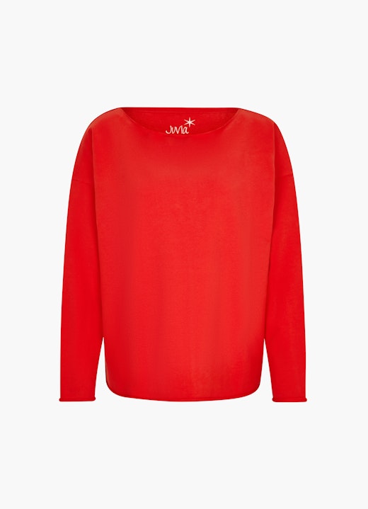 Casual Fit Sweatshirts Sweatshirt cherry tomato