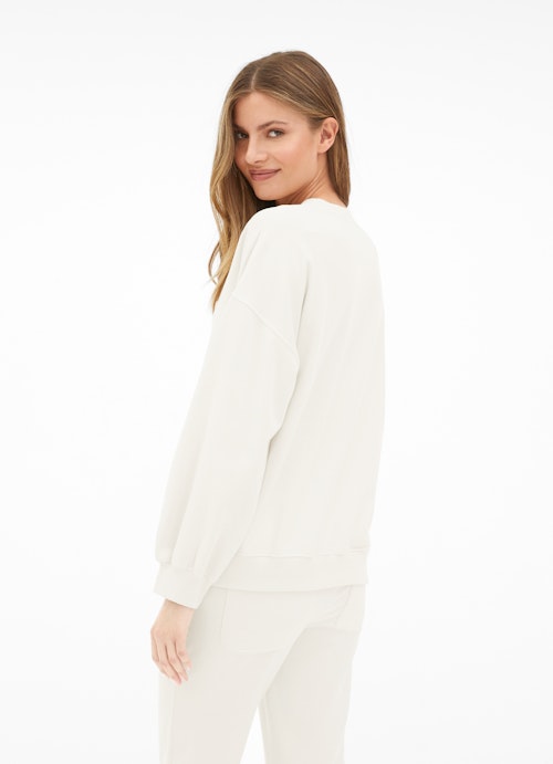 Oversized Fit Sweatshirts Sweatshirt mit Puffärmeln eggshell