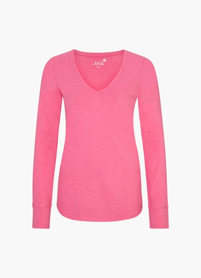 Regular Fit Longsleeves Longsleeve hot pink