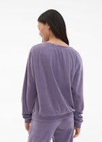 Coupe Regular Fit Sweat-shirts Sweat-shirt en velours purple haze