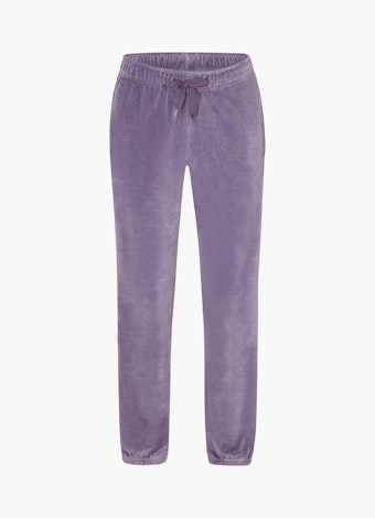 Casual Fit Pants Velvet Sweatpants purple haze
