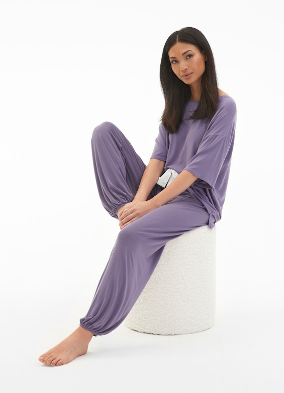 Regular Fit Nightwear Nightwear - Trousers purple haze