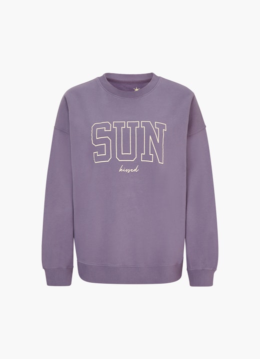 Oversized Fit Sweatshirts Sweatshirt purple haze