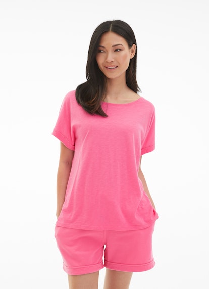 Coupe Boxy Fit T-shirts T-shirt de coupe carrée hot pink