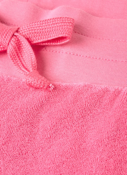 Regular Fit Shorts Frottee - Shorts hot pink