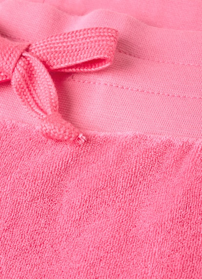 Regular Fit Shorts Terrycloth - Shorts hot pink