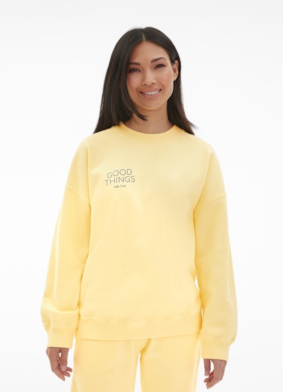 Basic Fit Sweatshirts Sweatshirt buttercup
