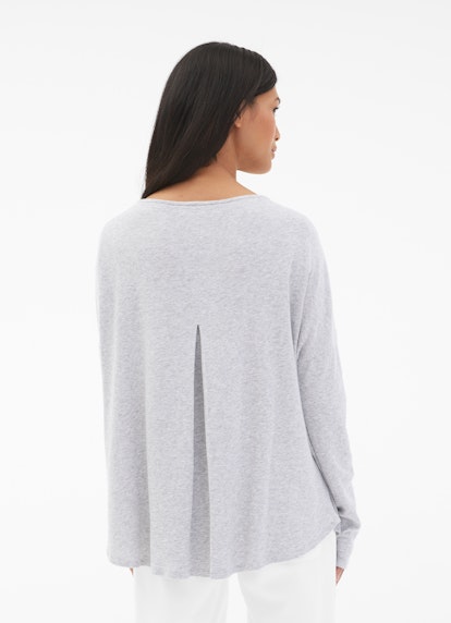 Coupe Loose Fit Sweat-shirts Pull-over en cachemire mélangé l.grey mel.