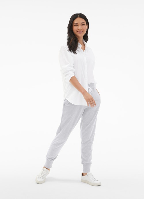 Regular Fit Blouses Poplin Blouse white