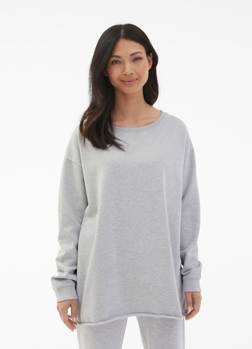 Oversized Fit Sweatshirts Sweatshirt l.grey mel.