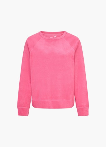 Coupe Regular Fit Sweat-shirts Pull-over en tissu éponge hot pink