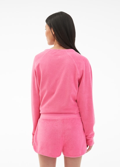 Regular Fit Shorts Terrycloth - Shorts hot pink