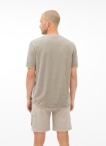Casual Fit T-shirts Terrycloth - T-Shirt olive grey