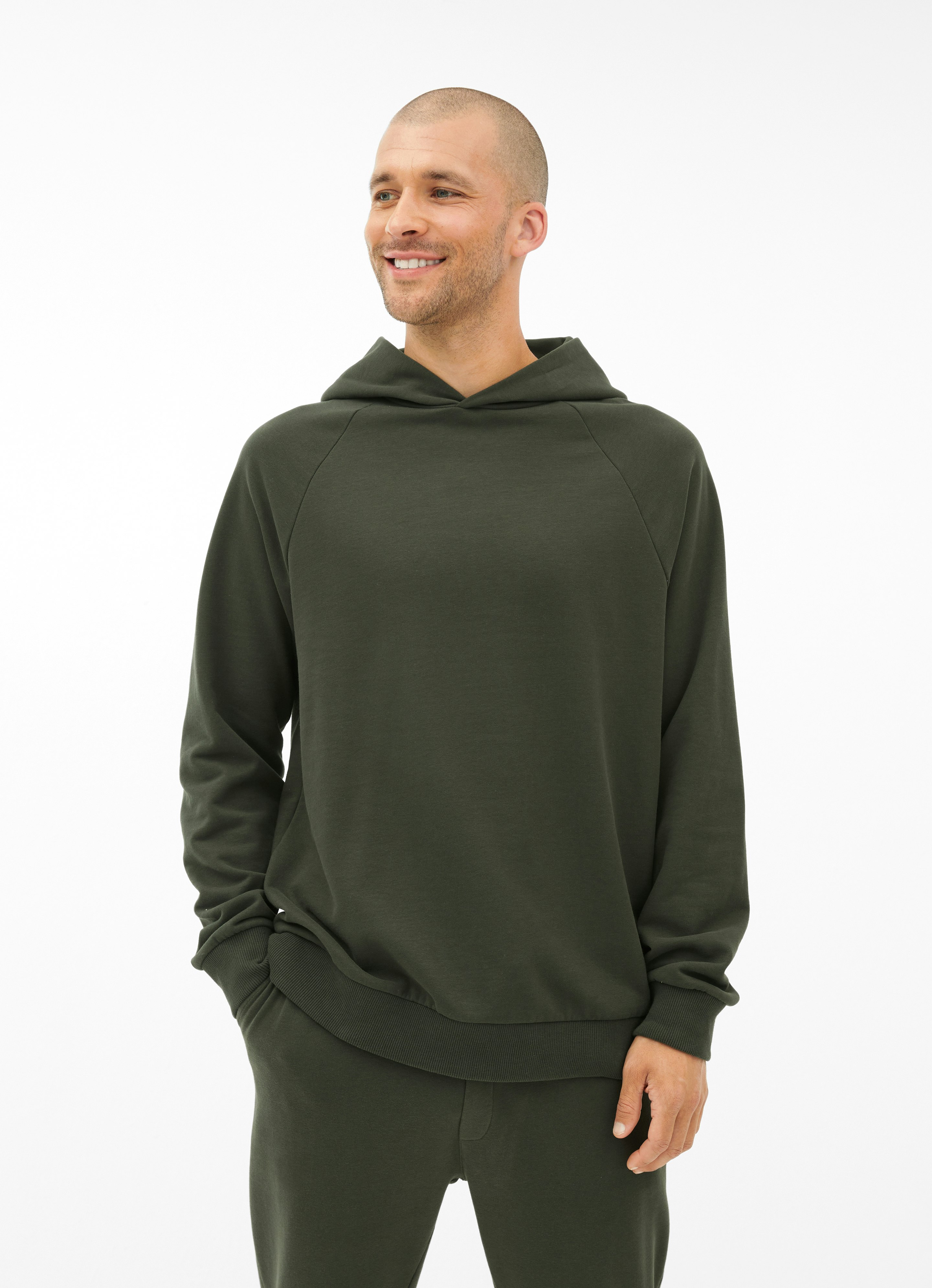 Dark olive clearance green hoodie