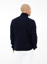 Coupe Casual Fit Maille Cardigan en maille navy