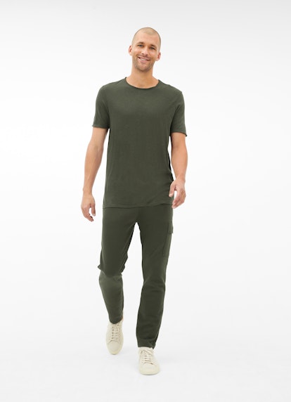 Coupe Regular Fit Pantalons Pantalon de jogging cargo dark green