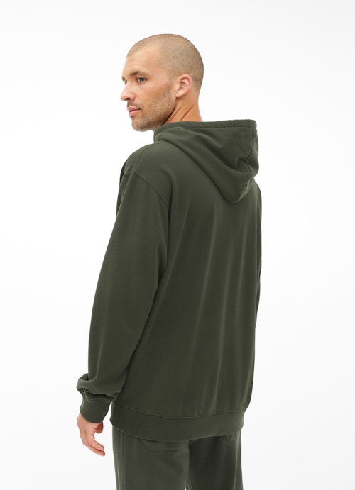 Casual Fit Hoodies Hoodie dark green