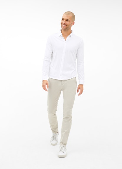 Regular Fit Hemden Jersey - Hemd white