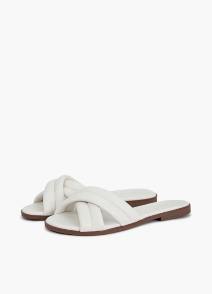 Regular Fit Shoes Slide - Mules eggshell