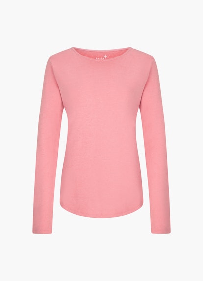 Coupe Slim Fit Sweat-shirts Haut en cachemire mélangé strawberry pink