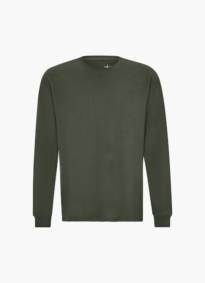 Loose Fit Longsleeves Longsleeve dark green