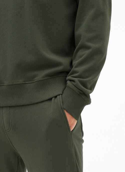 Casual Fit Sweaters Sweatshirt dark green