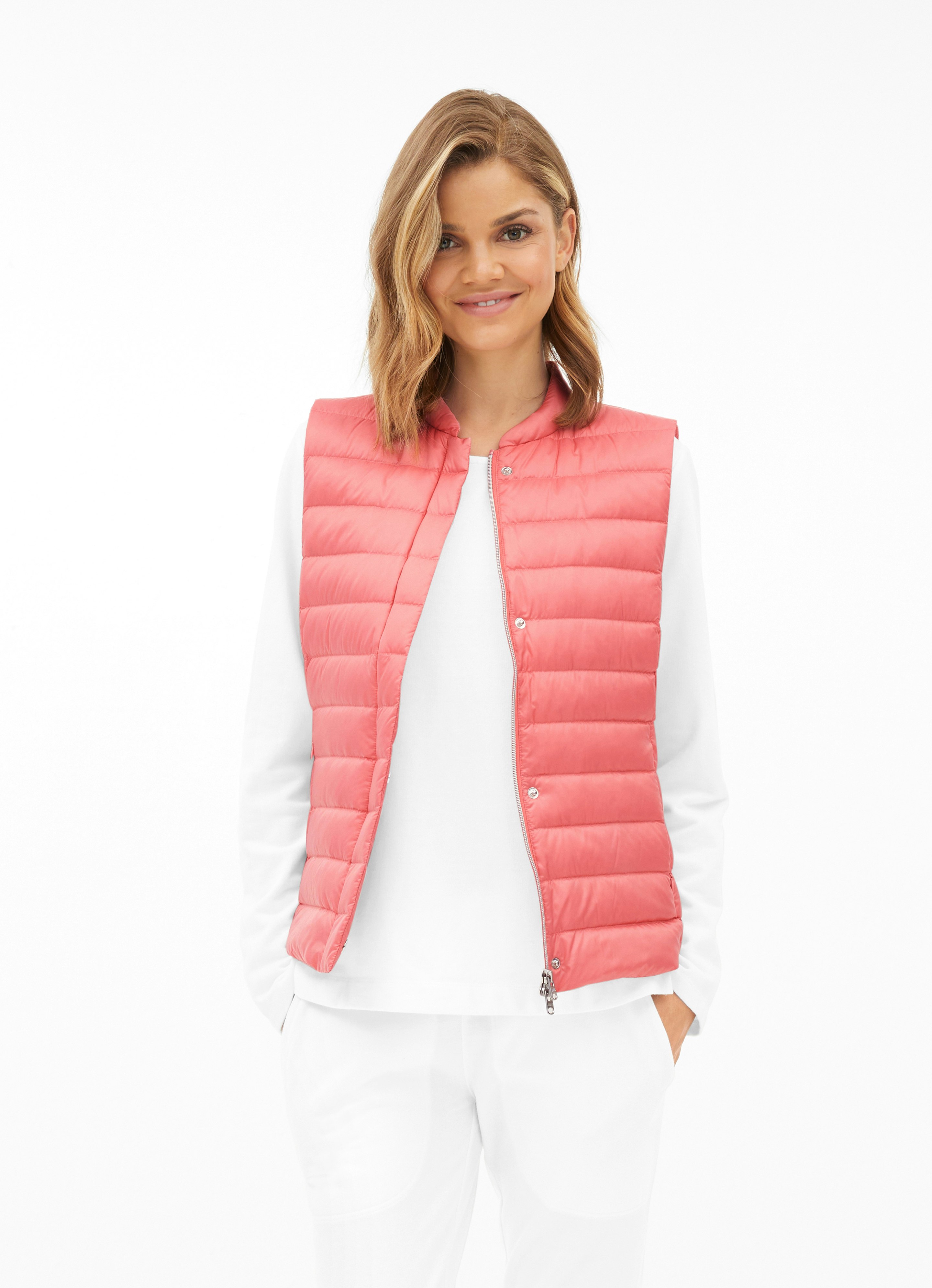 Hot pink sale down vest