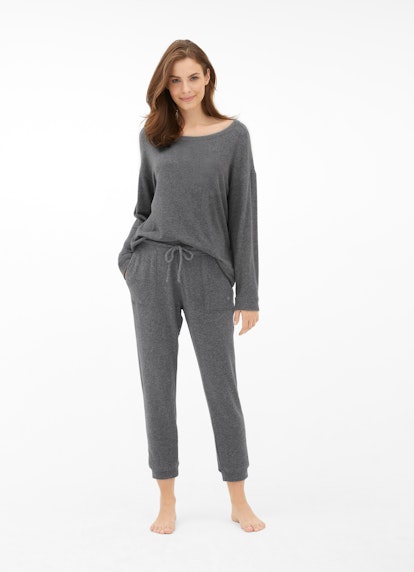 Casual Fit Nightwear Nightwear - Trousers graphit mel.