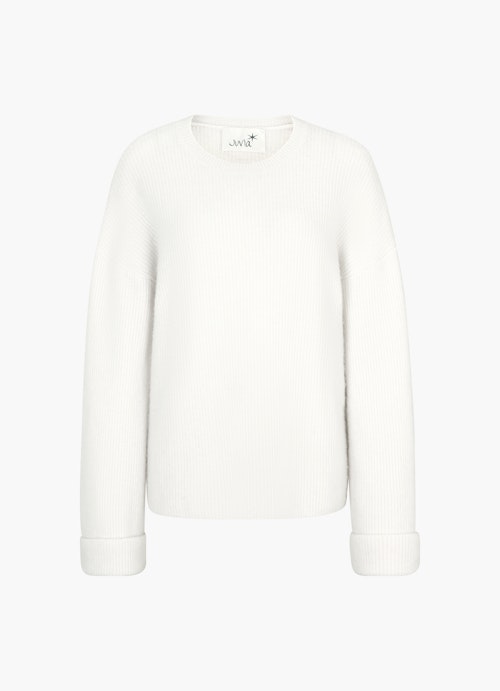 Oversized Fit Knitwear Pullover eggshell