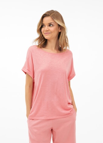 Coupe carrée T-shirts T-shirt boxy strawberry pink
