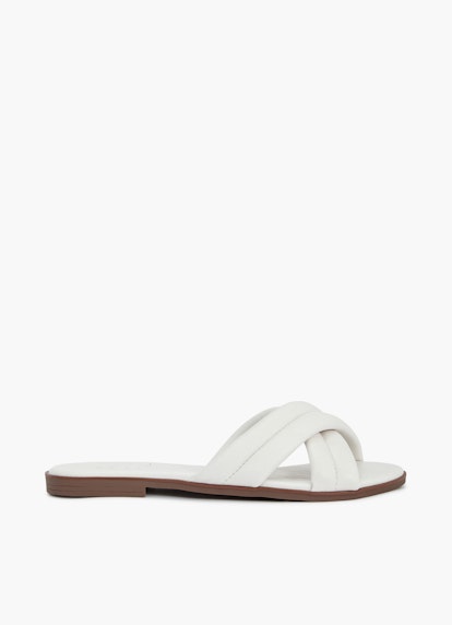 Regular Fit Shoes Slide - Mules eggshell