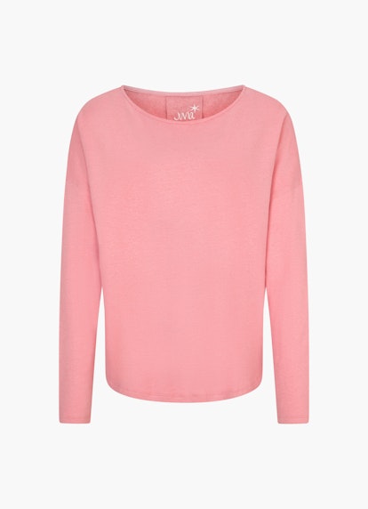 Coupe Loose Fit Sweat-shirts Haut en cachemire mélangé strawberry pink