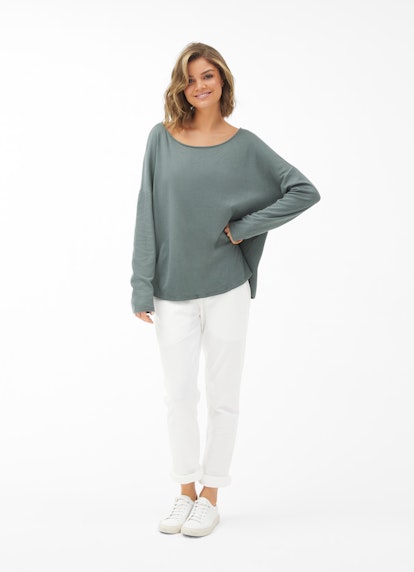 Coupe Loose Fit Sweat-shirts Pull-over en cachemire mélangé rock