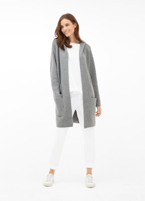 Casual Fit Knitwear Knitted Coat ash grey mel.