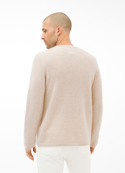 Regular Fit Knitwear Pure Cashmere Sweater sand